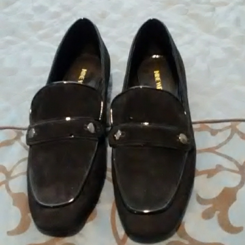 Women Nine West Black Flats